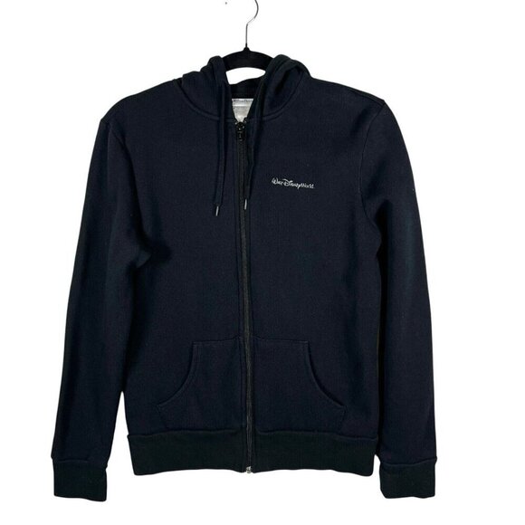 Walt Disney World Authentic Parks Full Zip Hooded Sweatshirt Size Medium Sparkly - Picture 2 of 9